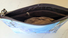 Load image into Gallery viewer, Blue Butterfly Cross body or large clutch - North of Fifty Indigenous Boutique
