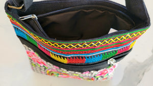 Embroidered Bohemian Messenger Bag