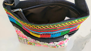 Embroidered Bohemian Messenger Bag - North of Fifty Indigenous Boutique