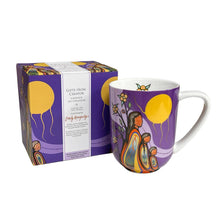 Load image into Gallery viewer, &quot;Gifts from Creator&quot; 16 oz mug by Native artist, Emily Kewageshig
