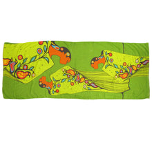 Charger l&#39;image dans la galerie, &quot;Spirit of the Woodlands&quot; Eco Scarf, artwork by Native artist Maxine Noel
