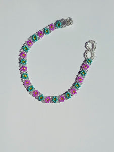 Beaded Daisy Chain Anklet