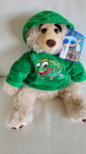 Laden Sie das Bild in den Galerie-Viewer, Mokey Spirit Bear with frog hoodie, Bill Helin design
