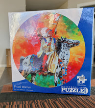Load image into Gallery viewer, 500 piece round jigsaw puzzle featuring John Balloue
