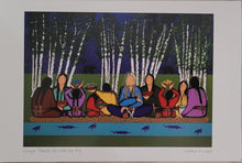 Laden Sie das Bild in den Galerie-Viewer, Giving Thanks for Who We Are indigenous wall art by Simone McLeod Canada
