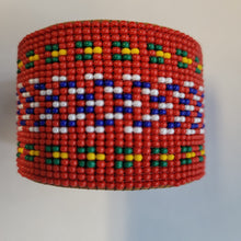 Charger l&#39;image dans la galerie, Beaded Metis Sash beaded Cuff Bracelet
