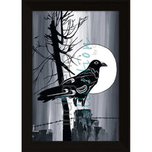 Load image into Gallery viewer, Diane Levesque Full Moon Raven Wall Art | Native Art Canada
