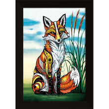 Laden Sie das Bild in den Galerie-Viewer, Spirit Fox Wall Art by Mi'kmaq artist Stephanie White | Indigenous Art Canada
