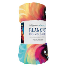 Laden Sie das Bild in den Galerie-Viewer, Sacred Paint Ethereal fleece blanket, artwork by Brandon Gabriel
