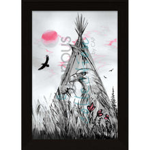 Laden Sie das Bild in den Galerie-Viewer, Karen Erickson Sacred Eagle Wall Art | Native Art Canada
