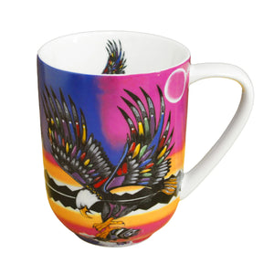 "Eagle" 16 oz mug by Indigenous artist, Jessica Somers