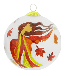 Native artist, Indigenous Art, Sioux, Maxine Noel, Leaf Dancer, Christmas Decoration