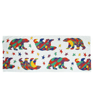 Load image into Gallery viewer, Alpha Bear Indigenous art scarf
