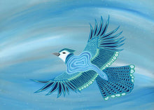 Laden Sie das Bild in den Galerie-Viewer, Patrick Hunter Blue Jay Wall Art | Native Art Canada
