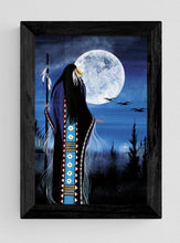 Laden Sie das Bild in den Galerie-Viewer, Betty Albert Evening Star Woman Wall Art | Native Art Canada

