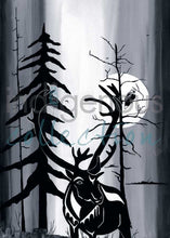 Laden Sie das Bild in den Galerie-Viewer, Caribou indigenous wall art by Diane Levesque Canada
