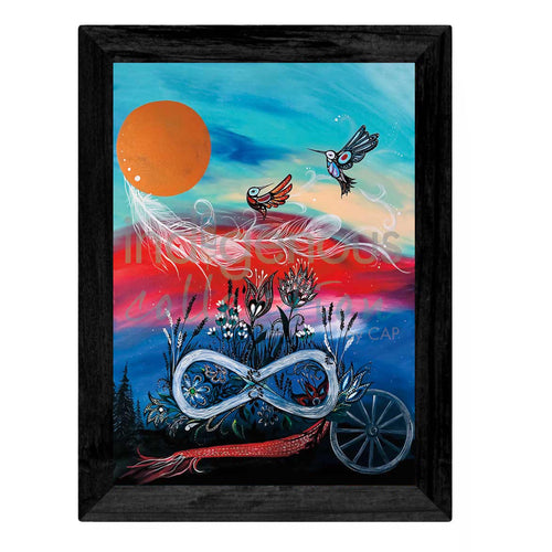 Metis Pride by Native artist Carla Joseph - North of 50