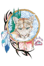 Load image into Gallery viewer, Hubert V. Billy Tribal Cat Wall Art | Native Art Canada
