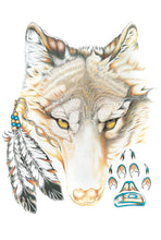 Charger l'image dans la galerie, Wolfy by Native artist Hubert V Billy, North of Fifty 50

