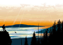 Load image into Gallery viewer, Climber Lookout indigenous wall art by Mark Preston Canada

