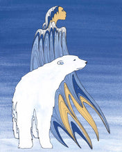 Laden Sie das Bild in den Galerie-Viewer, LIMITED EDITION ART PRINT - Mother Winter by Native Artist Maxine Noel - North of 50 Métis Designs
