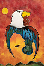 Laden Sie das Bild in den Galerie-Viewer, Russel Noganosh Protect My Family Wall Art | Native Art Canada
