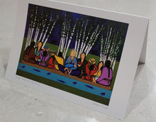 Laden Sie das Bild in den Galerie-Viewer, Giving Thanks for Who We Are indigenous wall art by Simone McLeod Canada
