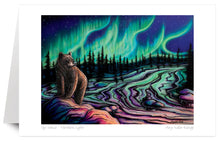 Load image into Gallery viewer, Northern Light Indigenois Art, Metis Artist Amy Keller-Rempp, Art Card
