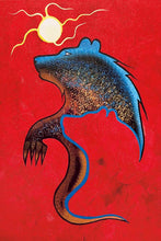 Laden Sie das Bild in den Galerie-Viewer, Walk with Me indigenous wall art by Russel Noganosh Canada
