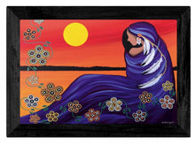 Laden Sie das Bild in den Galerie-Viewer, Evening Sun indigenous wall art by Betty Albert Canada
