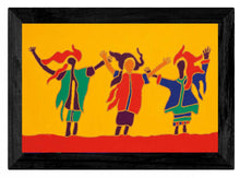 Load image into Gallery viewer, Dawn Oman Sunshine Sisters Wall Art | Native Art Canada
