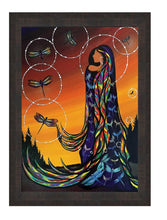 Charger l'image dans la galerie, Transformation indigenous wall art by Betty Albert Canada
