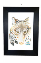 Load image into Gallery viewer, Wolfy by Native artist Hubert V Billy, North of Fifty 50
