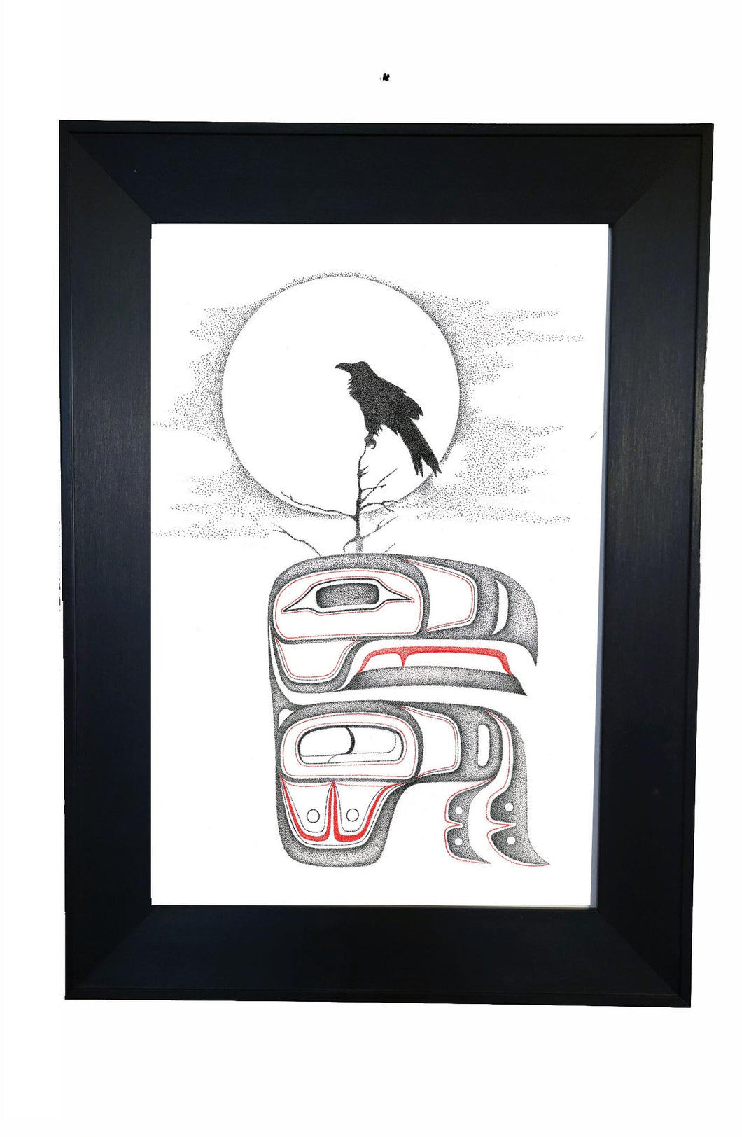 Raven by Native Artist Charles Silverfox, North of Fifty 50