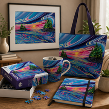 Laden Sie das Bild in den Galerie-Viewer, "Reflect &amp; Grow with Love" Journal Indigenous Artist Shawna Boulette Grapentine
