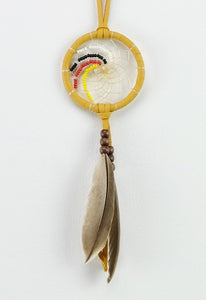 Medicine Wheel Colours Dream Catcher Handmade in Canada