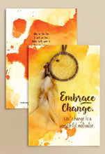 Laden Sie das Bild in den Galerie-Viewer, &quot;Embrace Change&quot; Dream Catcher Greeting Card Handmade in Canada
