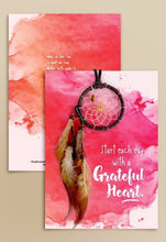 Laden Sie das Bild in den Galerie-Viewer, &quot;Grateful Heart&quot; Dream Catcher Greeting Card Handmade in Canada
