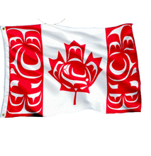 Laden Sie das Bild in den Galerie-Viewer, Standing Together Indigenous Flag 5&#39; x 3&#39; and 18&quot;x12&quot; ORDER NOW FOR DELIVERY BEFORE XMAS
