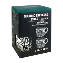 Charger l'image dans la galerie, Ernest Swanson Octopus espresso mugs in a box
