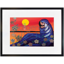 Laden Sie das Bild in den Galerie-Viewer, "Evening Sun Woman" Wall Art by Cree artist Betty Albert
