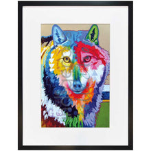Laden Sie das Bild in den Galerie-Viewer, Big Wolf Wall Art by Indigenous artist, John Balloue
