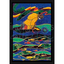 Laden Sie das Bild in den Galerie-Viewer, "Winter Run" Wall Art, artwork by Indigenous artist Dawn Oman

