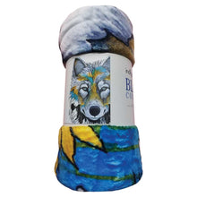 Charger l&#39;image dans la galerie, &quot;Alpha&quot; fleece blanket, artwork by Micqaela Jones
