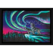 Charger l'image dans la galerie, "Sky Dance - Wolf Song" Wall Art by Métis artist Amy Keller-Rempp
