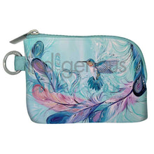 Laden Sie das Bild in den Galerie-Viewer, Hummingbird Feathers Pocket Wallet by Metis Artist Carla Joseph
