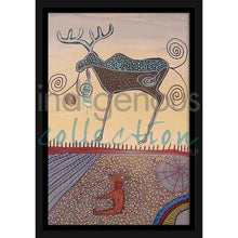 Laden Sie das Bild in den Galerie-Viewer, Alan Syliboy Man Smoking A Pipe  Wall Art | Native Art Canada
