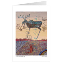 Laden Sie das Bild in den Galerie-Viewer, Alan Syliboy Man Smoking A Pipe  Wall Art | Native Art Canada
