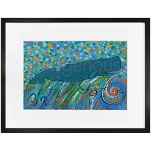 Laden Sie das Bild in den Galerie-Viewer, Alan Syliboy Petroglyph Sperm Whale  Wall Art | Native Art Canada
