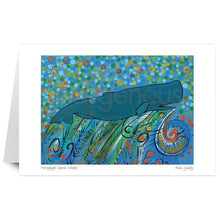 Laden Sie das Bild in den Galerie-Viewer, Alan Syliboy Petroglyph Sperm Whale  Wall Art | Native Art Canada

